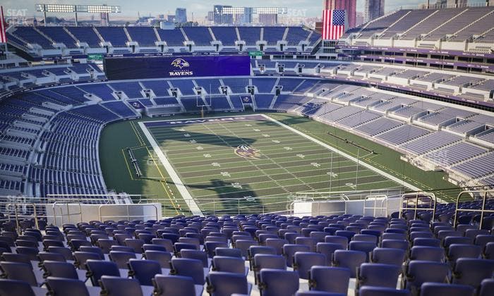 M&T Bank Stadium - Section 543 Seat View