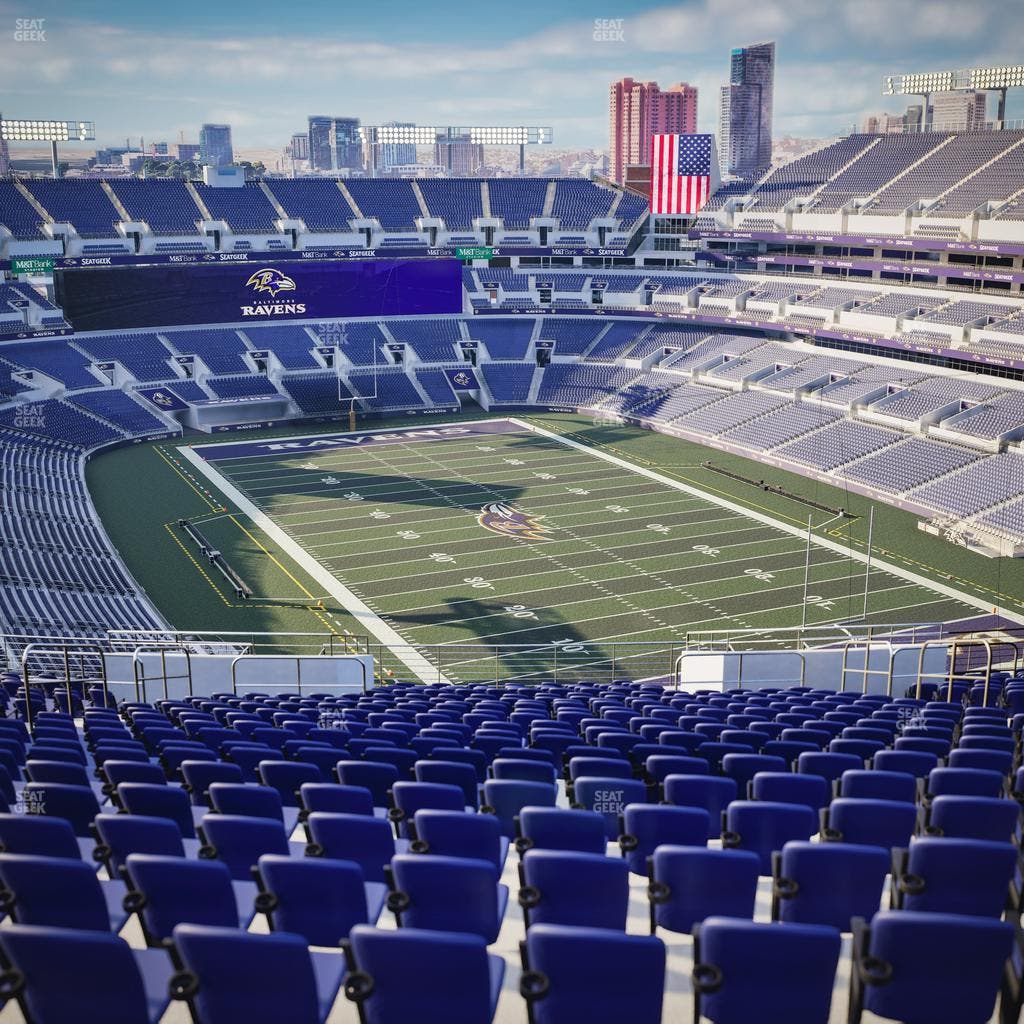 M&T Bank Stadium - Section 544 Seat View