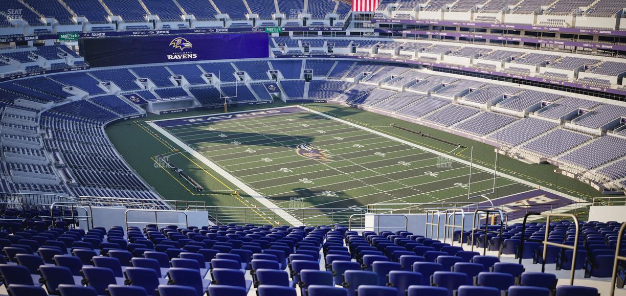 M&T Bank Stadium - Section 545 Seat View