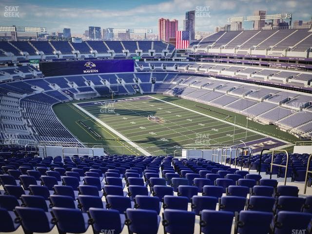 M&T Bank Stadium - Section 545 Seat View
