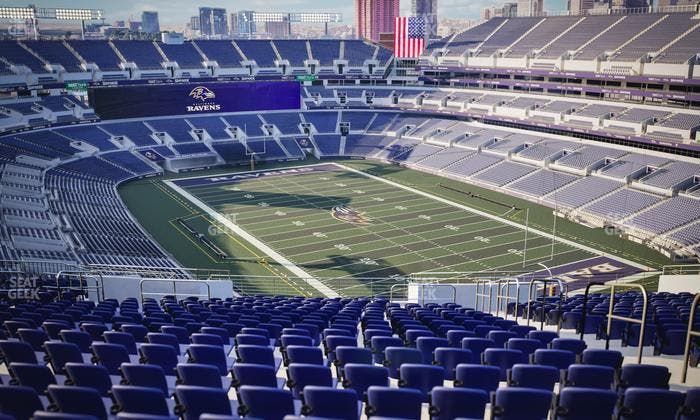 M&T Bank Stadium - Section 545 Seat View