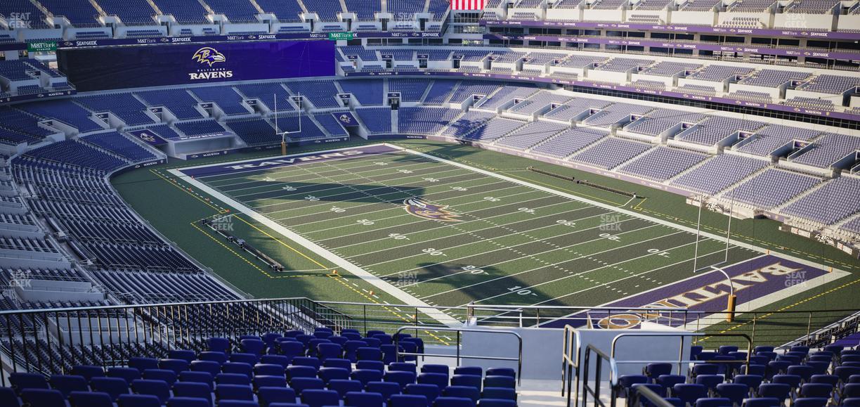 M&T Bank Stadium - Section 546 Seat View