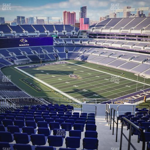 M&T Bank Stadium - Section 546 Seat View