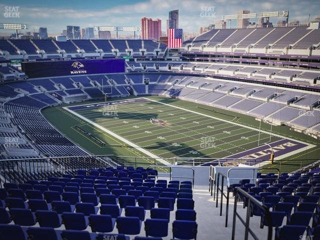 M&T Bank Stadium - Section 546 Seat View