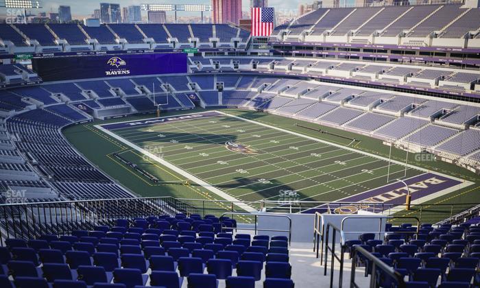 M&T Bank Stadium - Section 546 Seat View