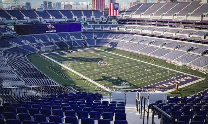 M&T Bank Stadium - Section 546 Seat View