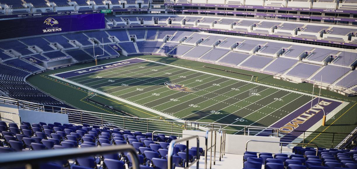 M&T Bank Stadium - Section 547 Seat View
