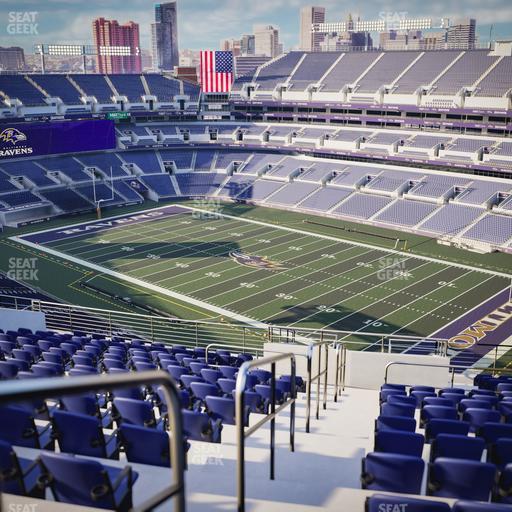M&T Bank Stadium - Section 547 Seat View