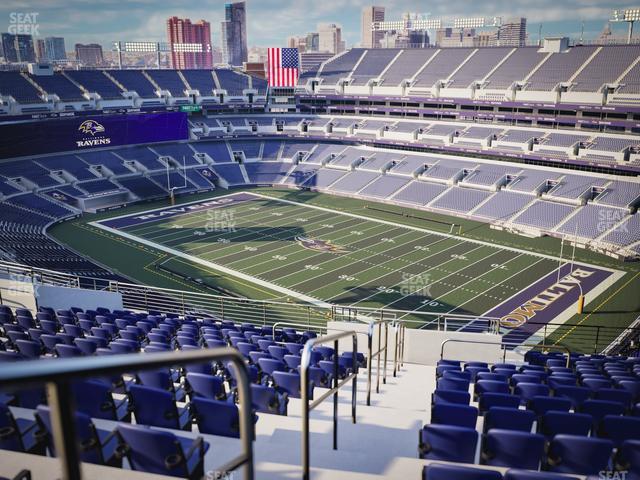 M&T Bank Stadium - Section 547 Seat View