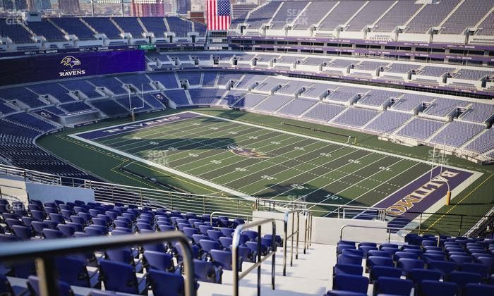 M&T Bank Stadium - Section 547 Seat View