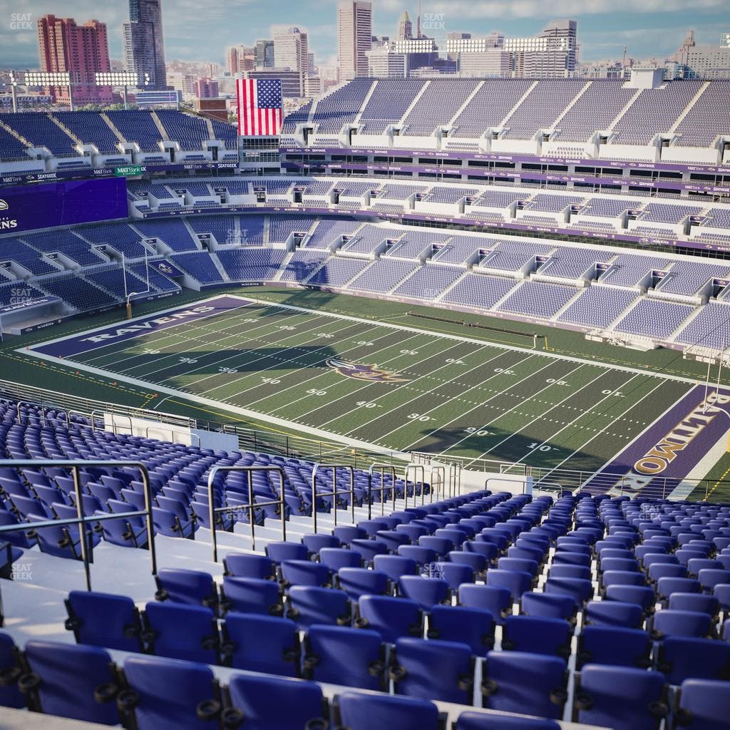 M&T Bank Stadium - Section 548 Seat View