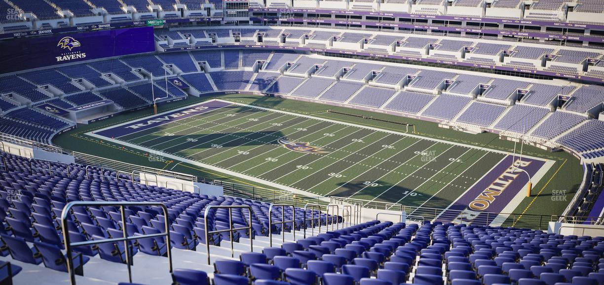 M&T Bank Stadium - Section 548 Seat View