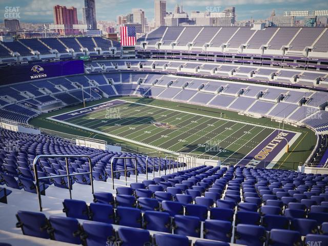 M&T Bank Stadium - Section 548 Seat View