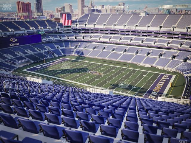 M&T Bank Stadium - Section 549 Seat View