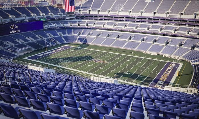 M&T Bank Stadium - Section 549 Seat View