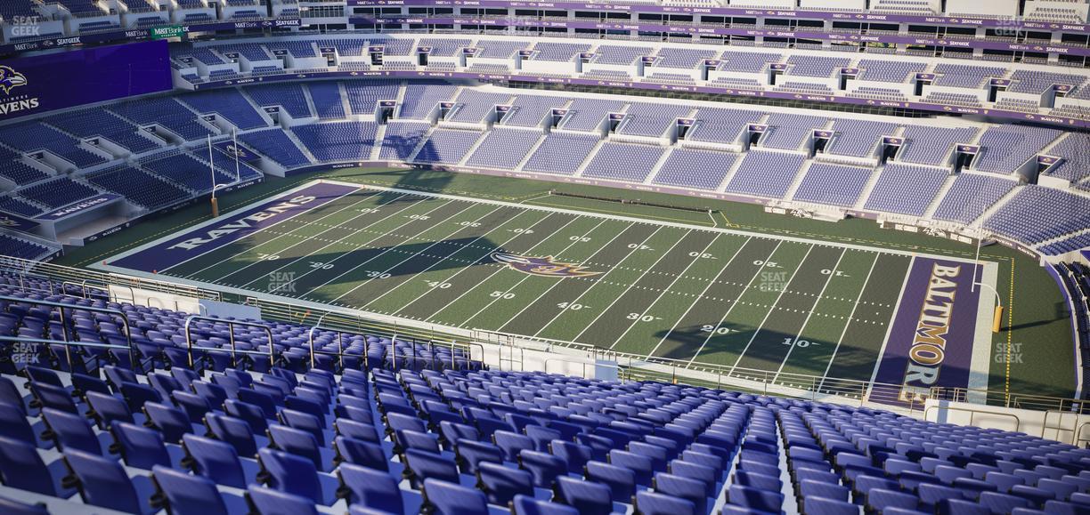 M&T Bank Stadium - Section 550 Seat View