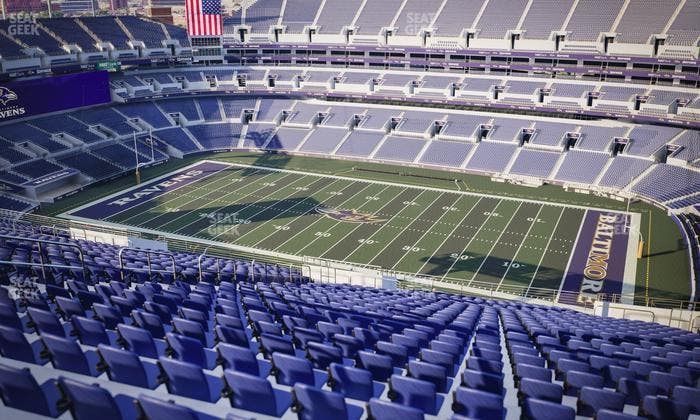 M&T Bank Stadium - Section 550 Seat View