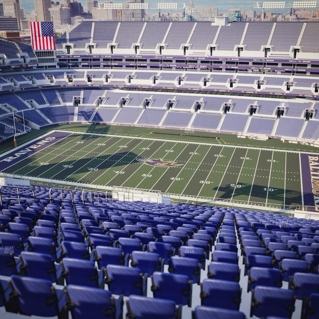 M&T Bank Stadium - Section 551 Seat View