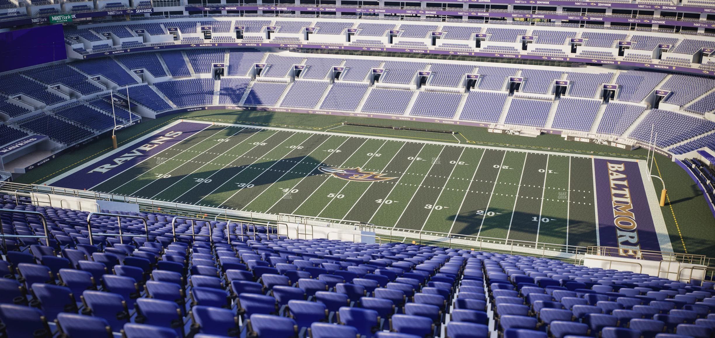 M&T Bank Stadium - Section 551 Seat View