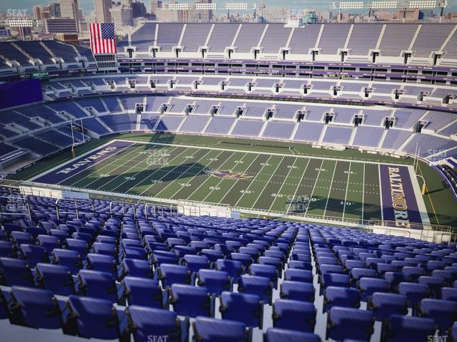 M&T Bank Stadium - Section 551 Seat View