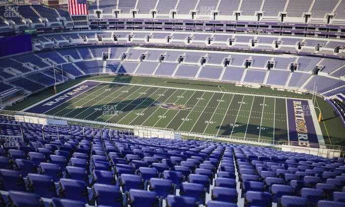 M&T Bank Stadium - Section 551 Seat View
