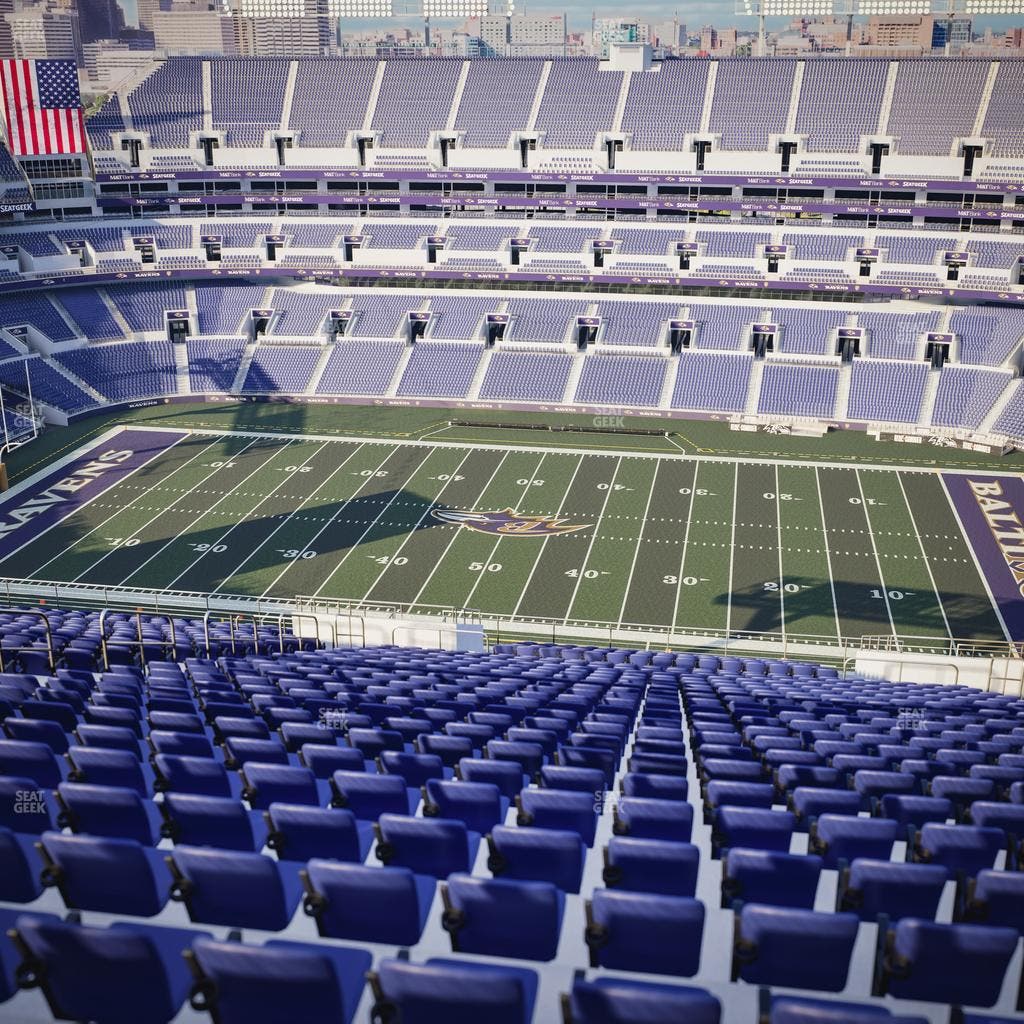 M&T Bank Stadium - Section 552 Seat View