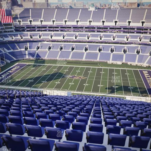 M&T Bank Stadium - Section 552 Seat View
