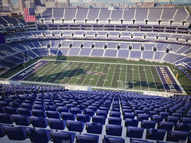 M&T Bank Stadium - Section 552 Seat View