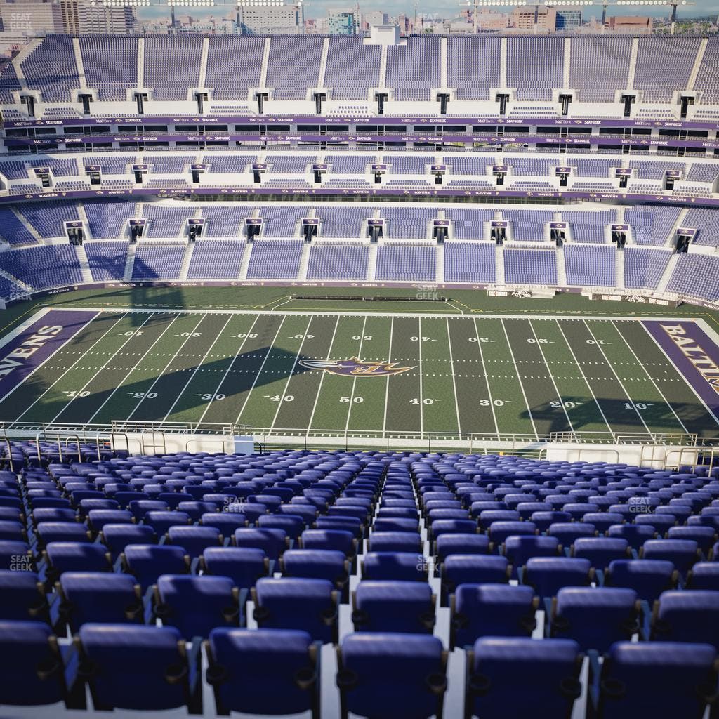 M&T Bank Stadium - Section 553 Seat View