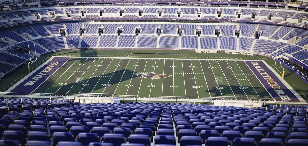 M&T Bank Stadium - Section 553 Seat View