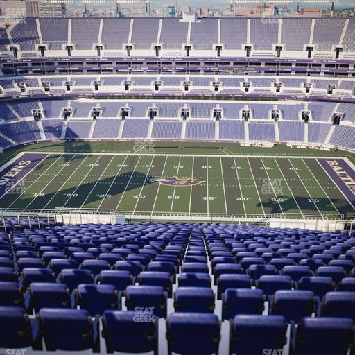 M&T Bank Stadium - Section 553 Seat View