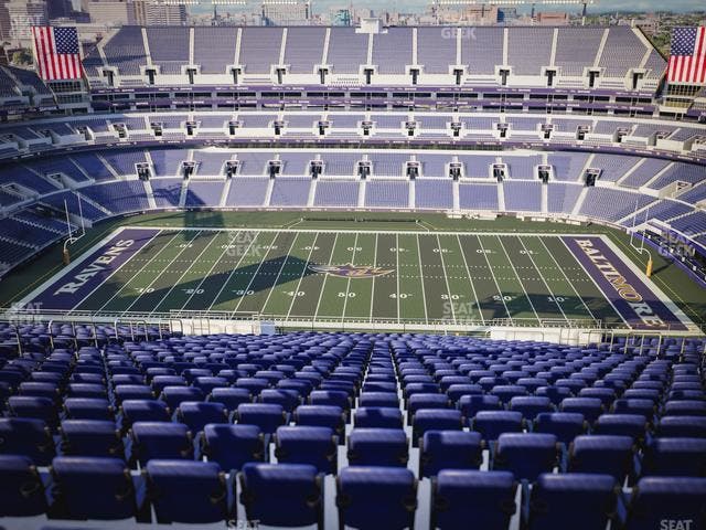 M&T Bank Stadium - Section 553 Seat View