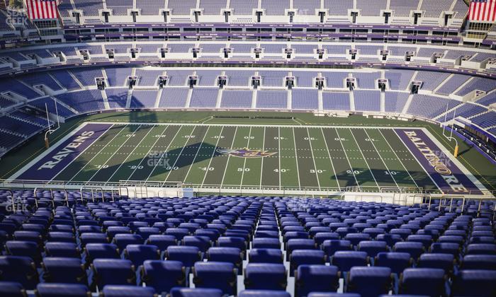 M&T Bank Stadium - Section 553 Seat View