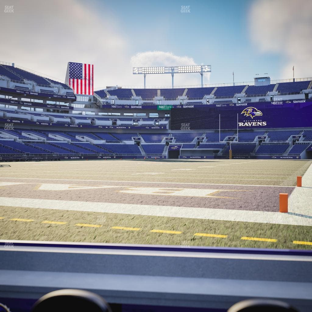 M&T Bank Stadium - Section Endzone Suite 1 Seat View