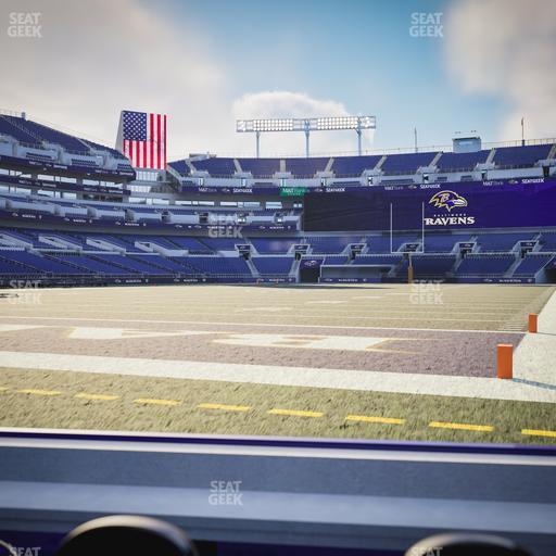 M&T Bank Stadium - Section Endzone Suite 1 Seat View