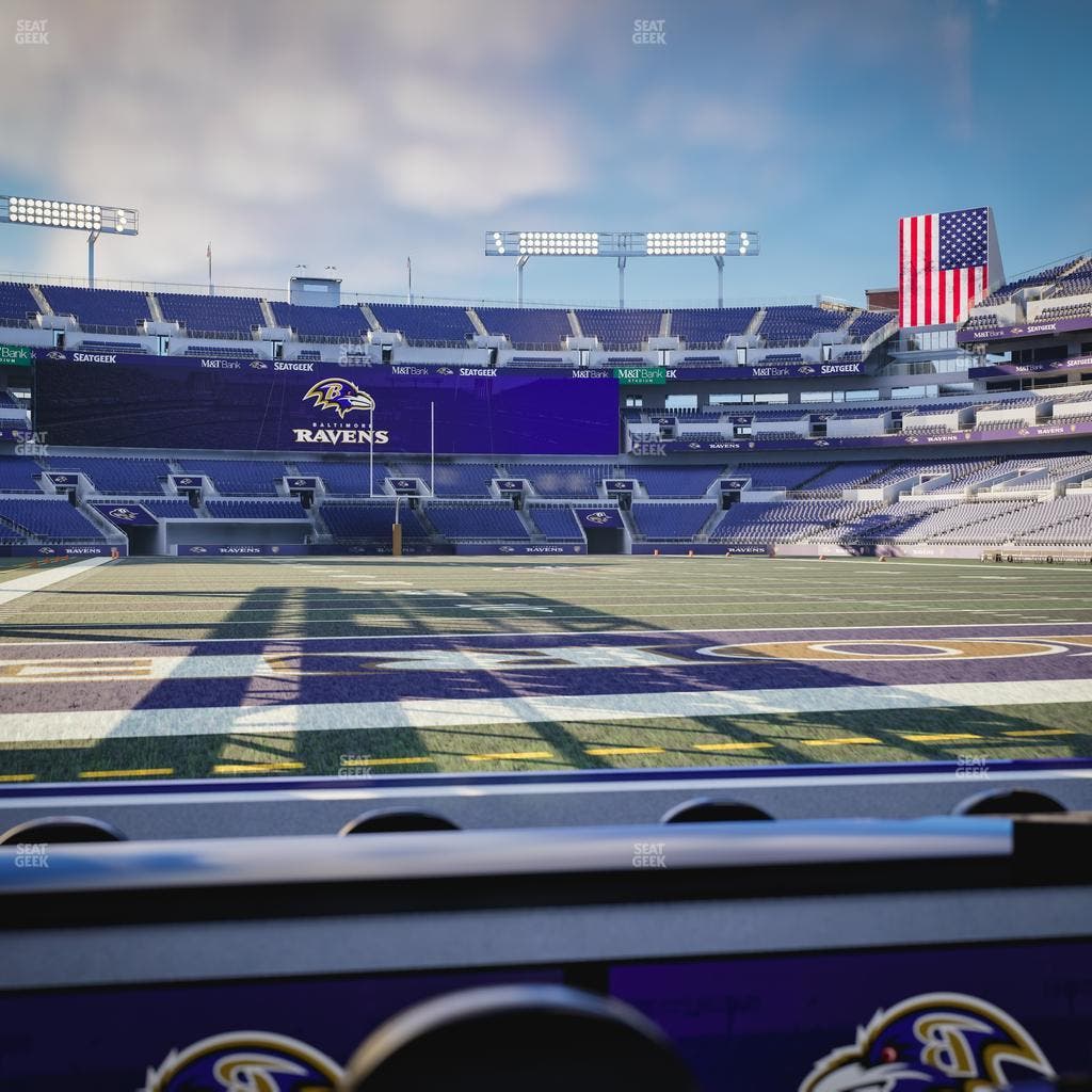 M&T Bank Stadium - Section Endzone Suite 10 Seat View