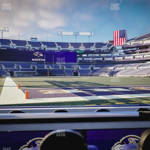 M&T Bank Stadium - Section Endzone Suite 11 Seat View