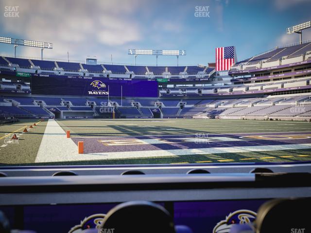 M&T Bank Stadium - Section Endzone Suite 11 Seat View