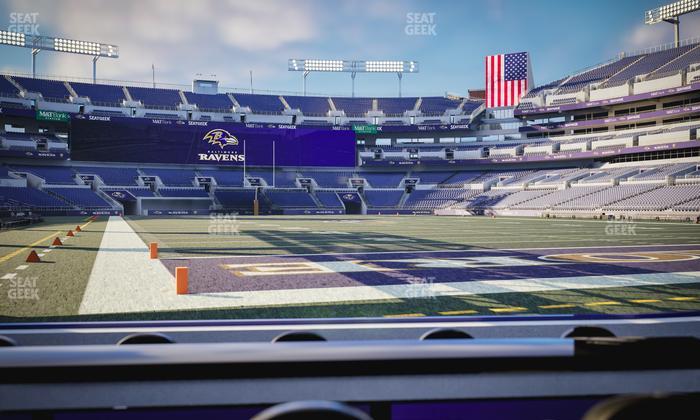 M&T Bank Stadium - Section Endzone Suite 11 Seat View