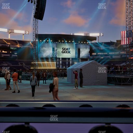 M&T Bank Stadium - Section Endzone Suite 11 Seat View