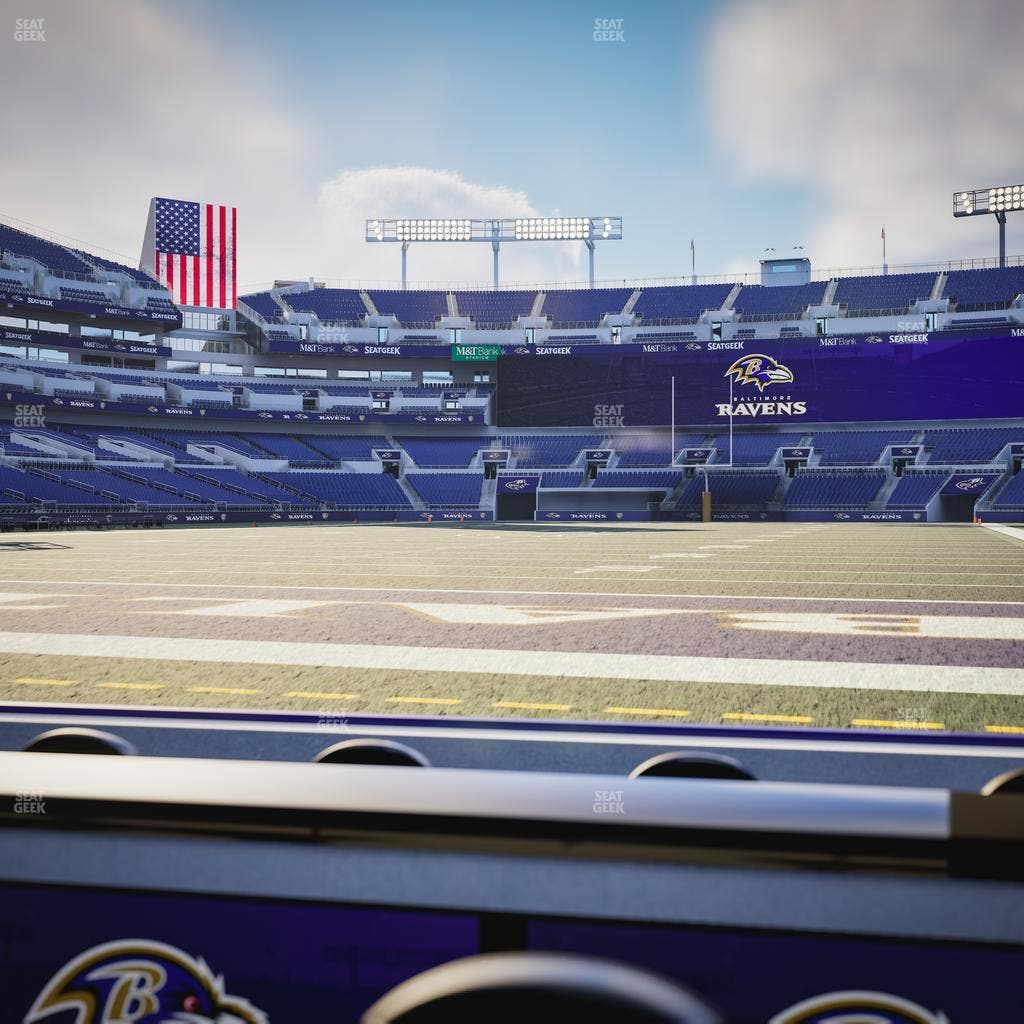 M&T Bank Stadium - Section Endzone Suite 2 Seat View