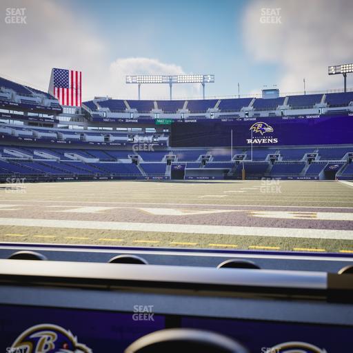 M&T Bank Stadium - Section Endzone Suite 2 Seat View