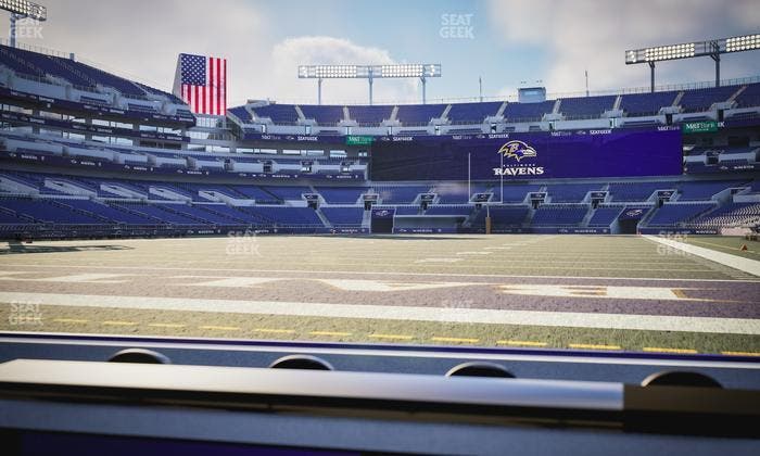 M&T Bank Stadium - Section Endzone Suite 2 Seat View