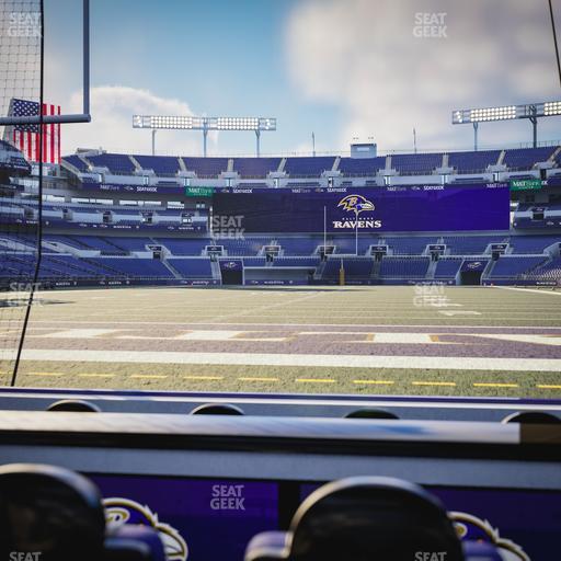 M&T Bank Stadium - Section Endzone Suite 4 Seat View