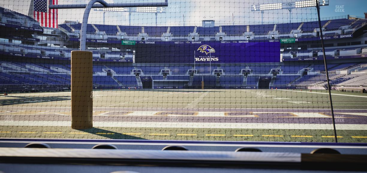 M&T Bank Stadium - Section Endzone Suite 5 Seat View
