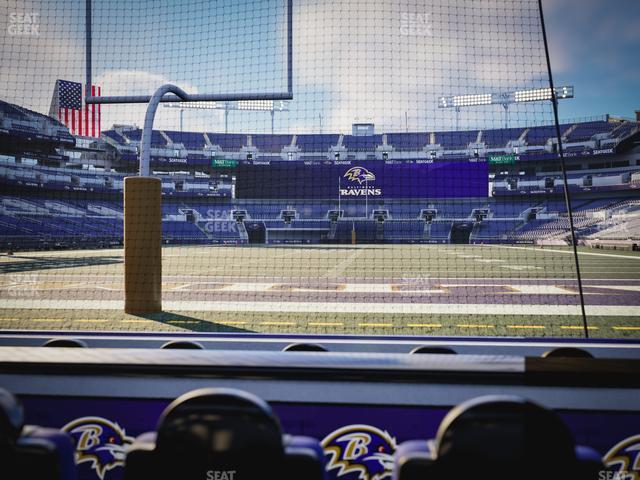 M&T Bank Stadium - Section Endzone Suite 5 Seat View