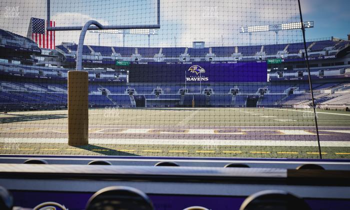 M&T Bank Stadium - Section Endzone Suite 5 Seat View