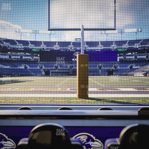M&T Bank Stadium - Section Endzone Suite 6 Seat View
