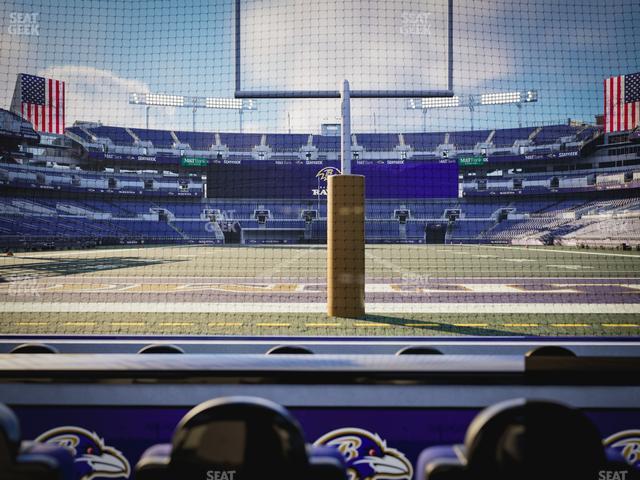 M&T Bank Stadium - Section Endzone Suite 6 Seat View