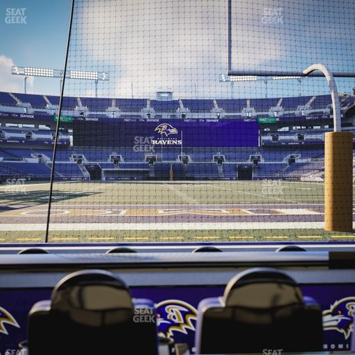 M&T Bank Stadium - Section Endzone Suite 7 Seat View